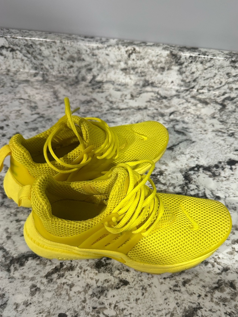 Nike Women’s Neon Yellow Mesh Athletic Sneakers